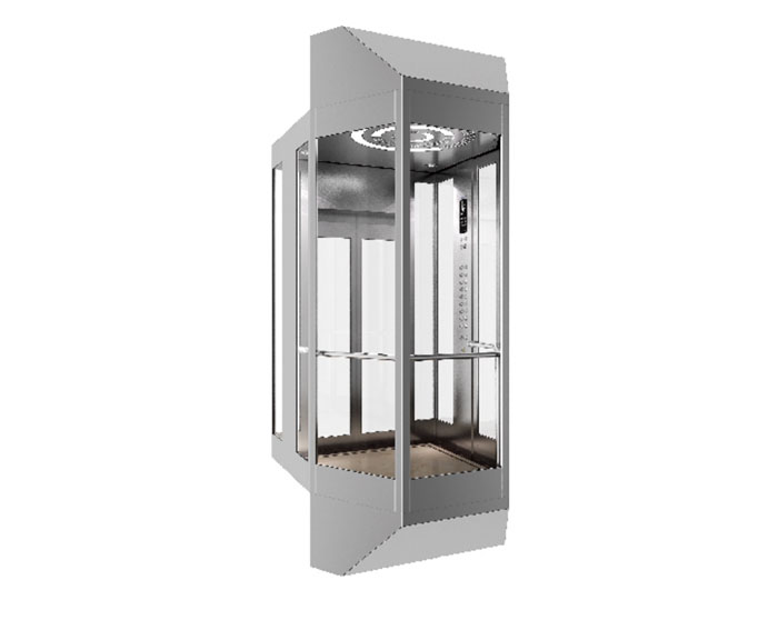 康力觀光電梯KL/G5-L019菱形轎廂